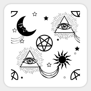 halloween illuminati eye Sticker